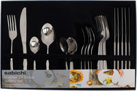 Sabichi Mayfair 24 Piece Cutlery Set - Stainless Steel
