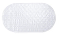 Sabichi Oval PVC Shower Mat - Clear - 70cm x 40cm