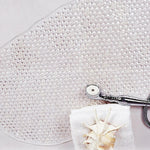 Sabichi Oval PVC Shower Mat - Clear - 70cm x 40cm