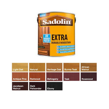 Sadolin Extra Durable Woodstain - All Colours - All Sizes