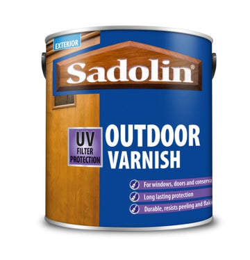 Sadolin Outdoor Varnish - Matt or Satin - All Sizes