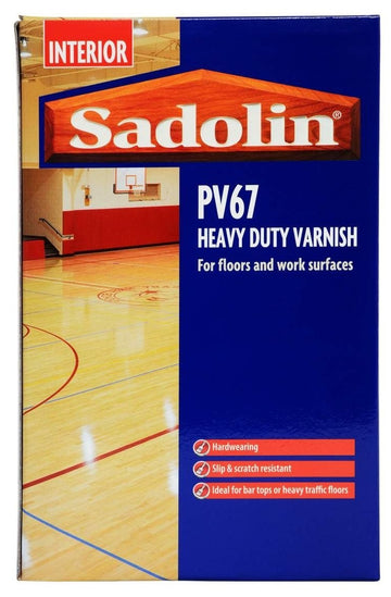 Sadolin PV67 Heavy Duty Varnish - Gloss or Satin - All Sizes