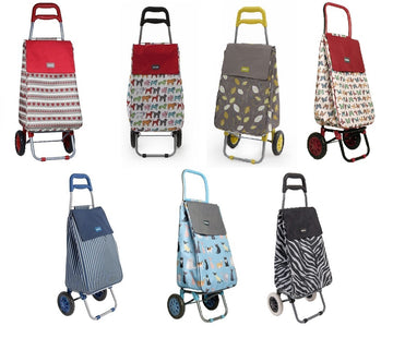 Sabichi Folding Lightweight Wheeled Shopping Trolley - Various Designs