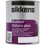 Sikkens Rubbol Satura Plus Paint - All Sizes - Black and White