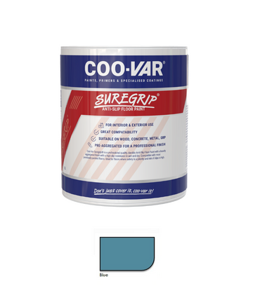 CooVar Suregrip Anti Slip Floor Paint - All Colours - All Sizes