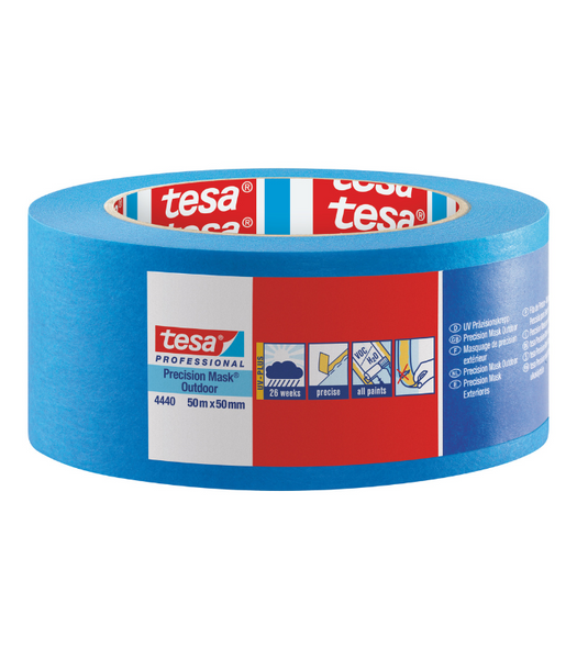 Tesa Precision Masking Tape 4440 Outdoor UV-Plus Painter's Tape - Pack Of 3 - Weather-Resistant Masking Tape For Outdoor Use - For Precise Masking And - View #5