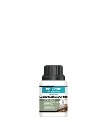 Polyvine Exterior Extreme Varnish - Dead Flat or Satin Finish