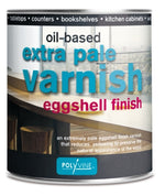 Polyvine Extra Pale Eggshell / Dead Flat Varnish 500ml / 1 Litre / 2.5 Litre