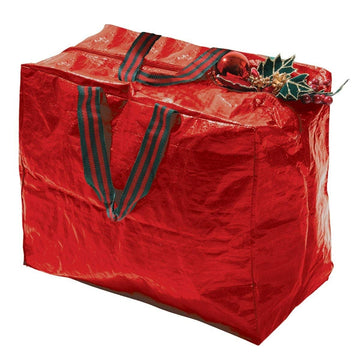 Garland Christmas Decorations Storage Bag - Red - 46cm x 25cm x 38cm
