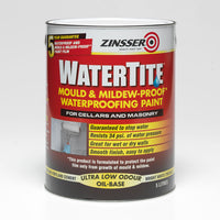 Zinsser Watertite Paint Very Low Odour Prevents The Growth Of Mould - 5 Litres