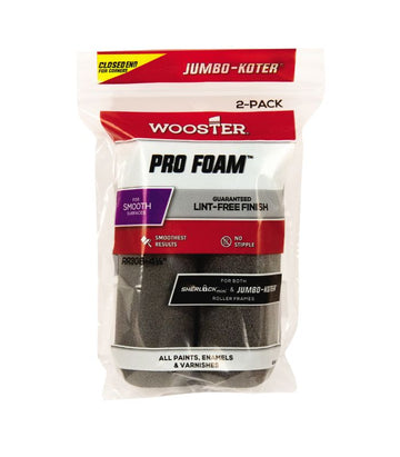 Wooster Jumbo Koter Pro Foam Mini Roller Sleeves - Twin Pack
