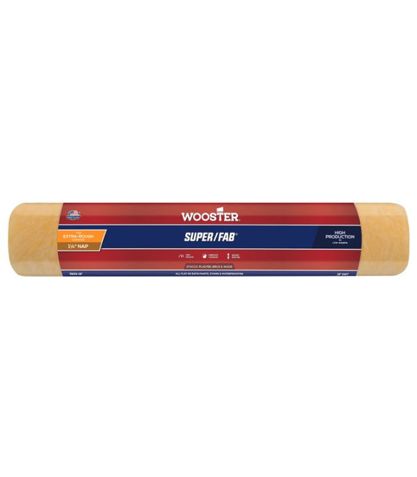 Wooster Super Fab 1.25" Nap Extra Rough Paint Roller Sleeve