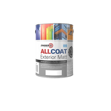 Zinsser AllCoat (Water Based) Exterior Matt - All Colours - All Sizes