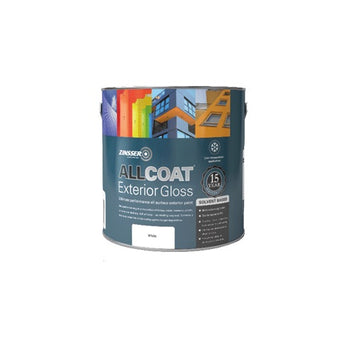 Zinsser AllCoat (Solvent Based) Exterior Gloss - All Colours - All Sizes